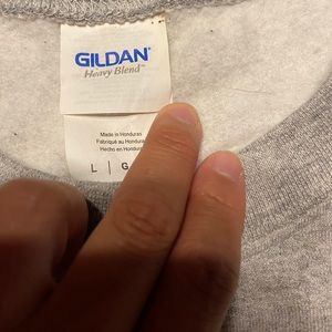 Men’s gray sweatshirt